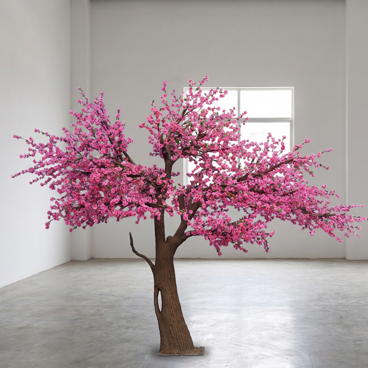 Artificial Cherry Blossom Tree Natural Wood Trunk Wedding Decor
