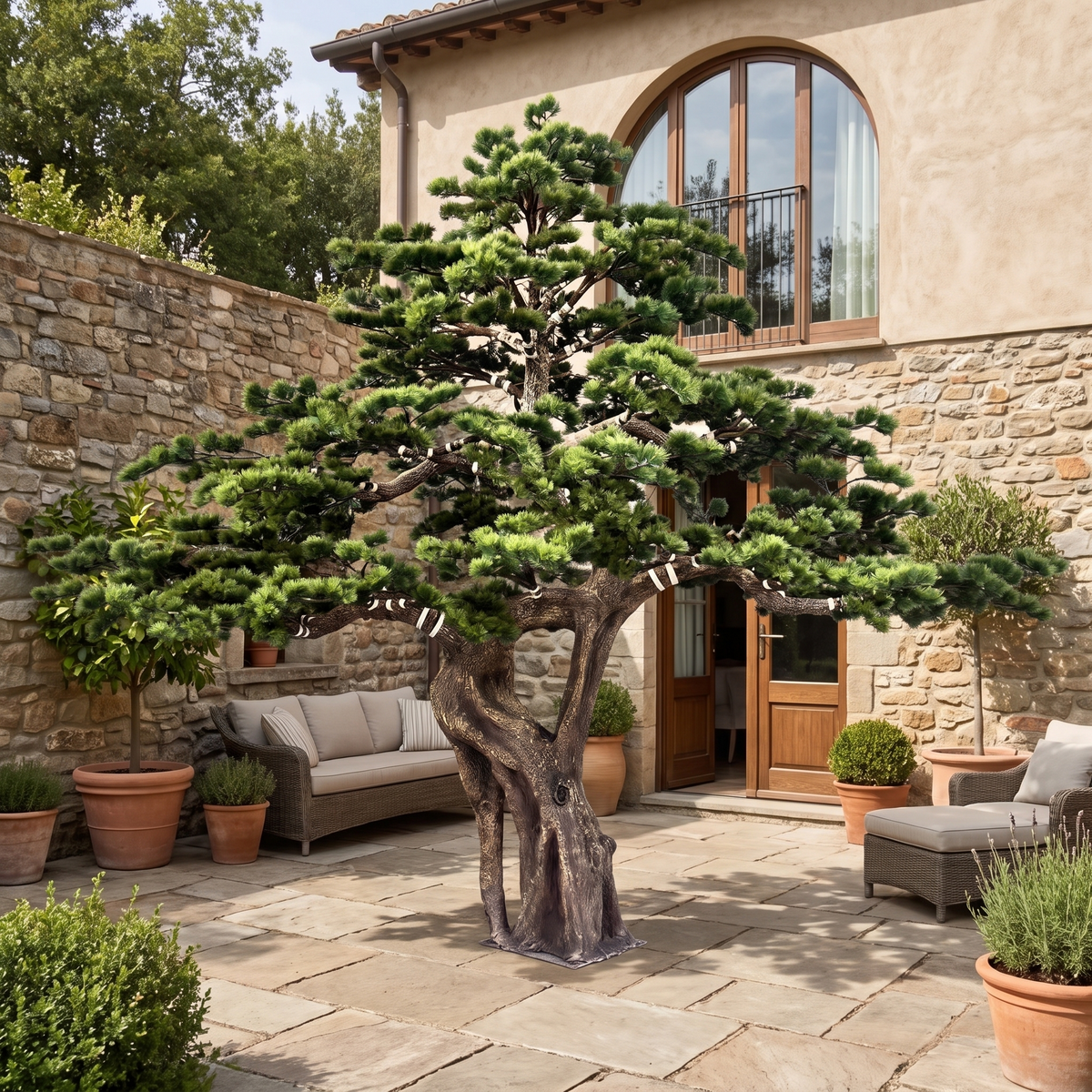 Artificial Pine Tree 3.5m Lifelike Indoor Display