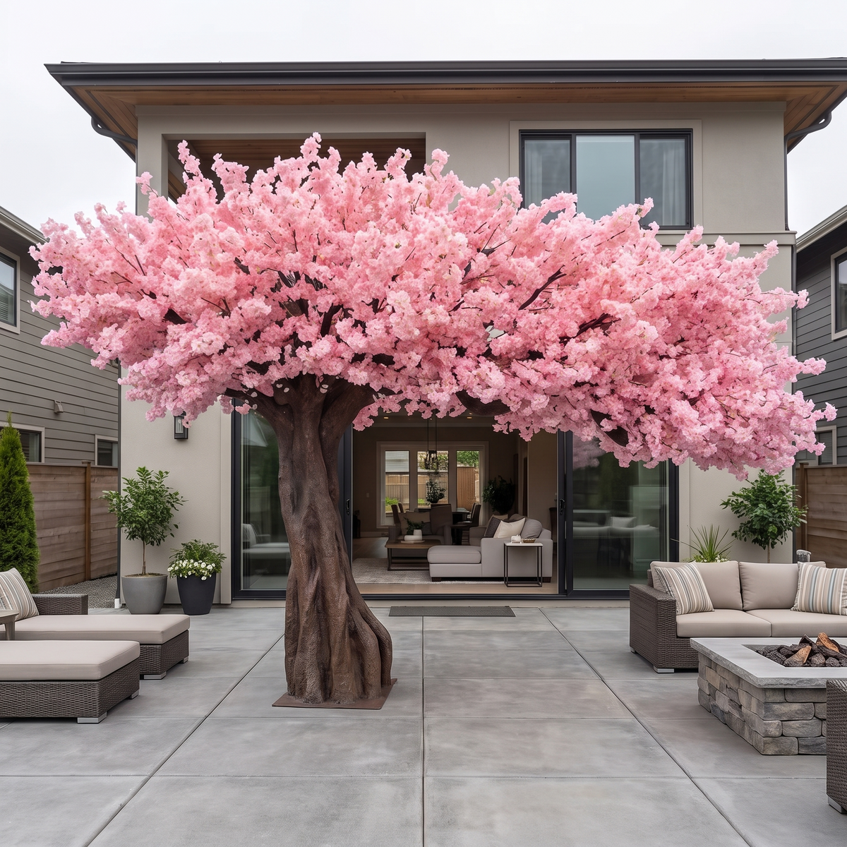 Artificial Sakura Tree 10ft Pink Blossoms Wedding Decor