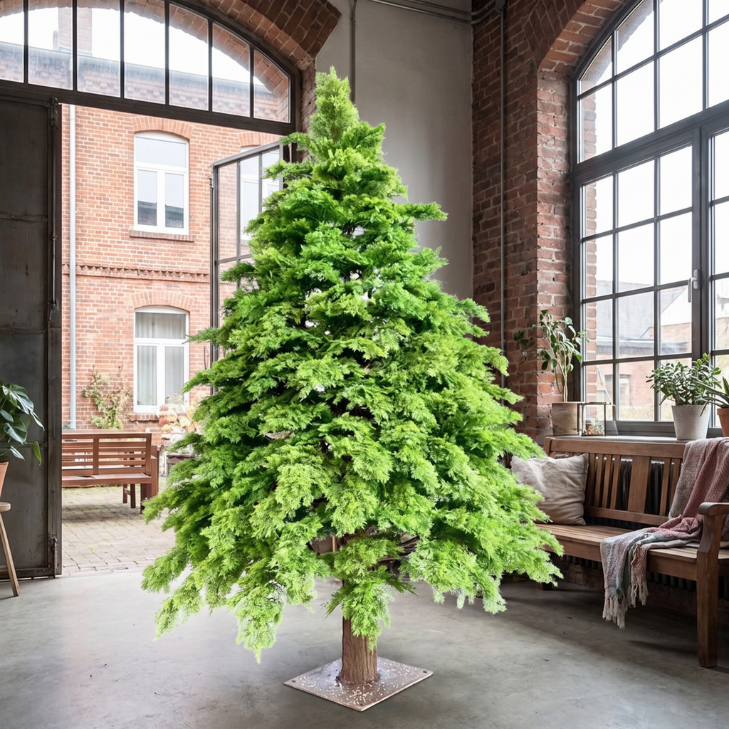 Artificial Christmas Tree 10FT LED Lights Outdoor Display