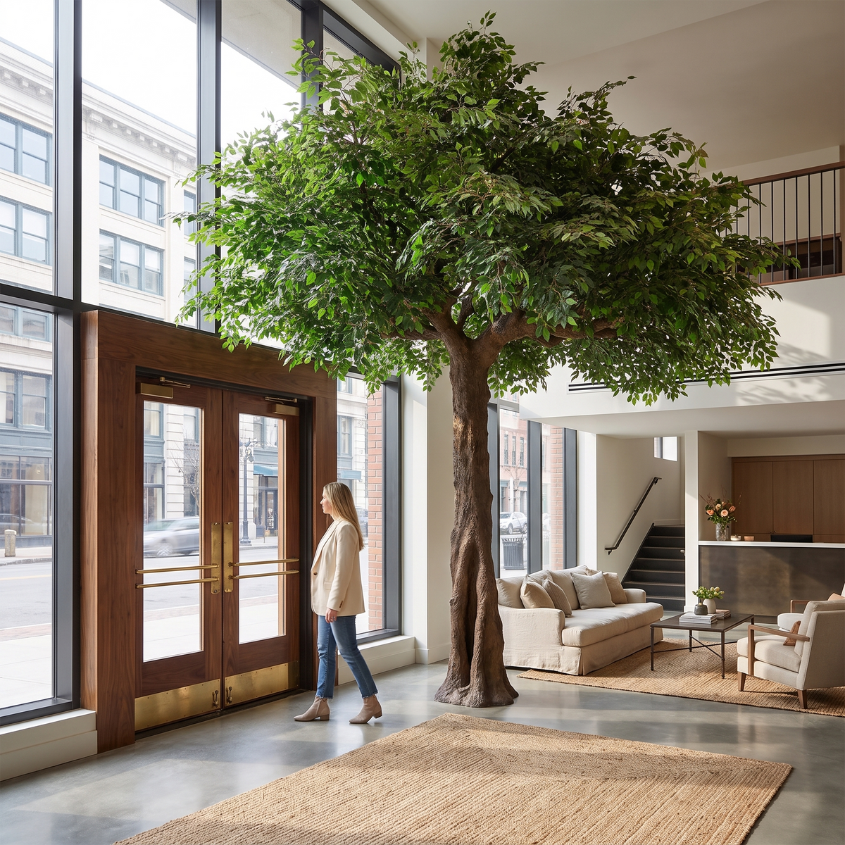 Artificial Banyan Tree 5 Meter Large Indoor Outdoor Use