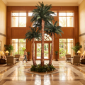 Artificial Coconut Palm Tree Realistic Look Indoor Use