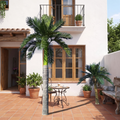 Artificial King Coconut Tree UV Protection Outdoor Elegance
