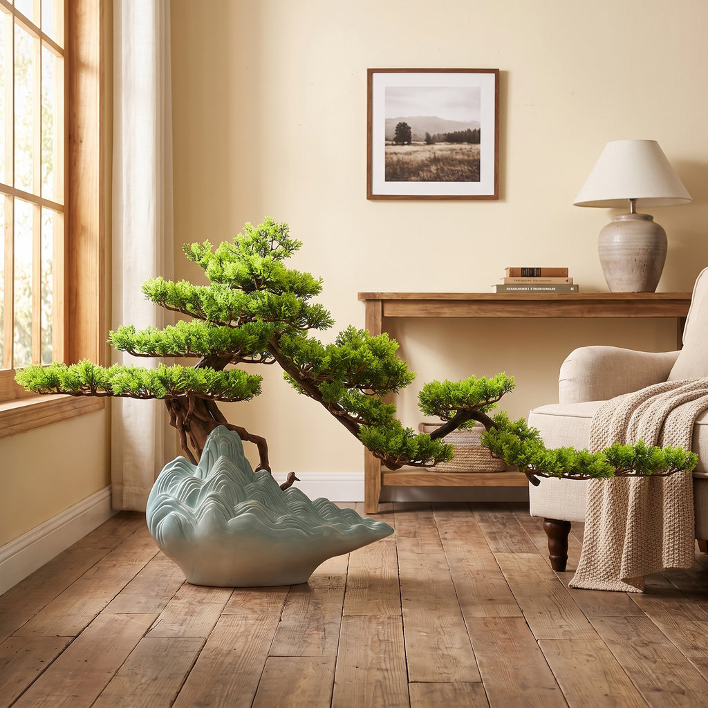 Artificial Pine Bonsai Tree for Home Decor