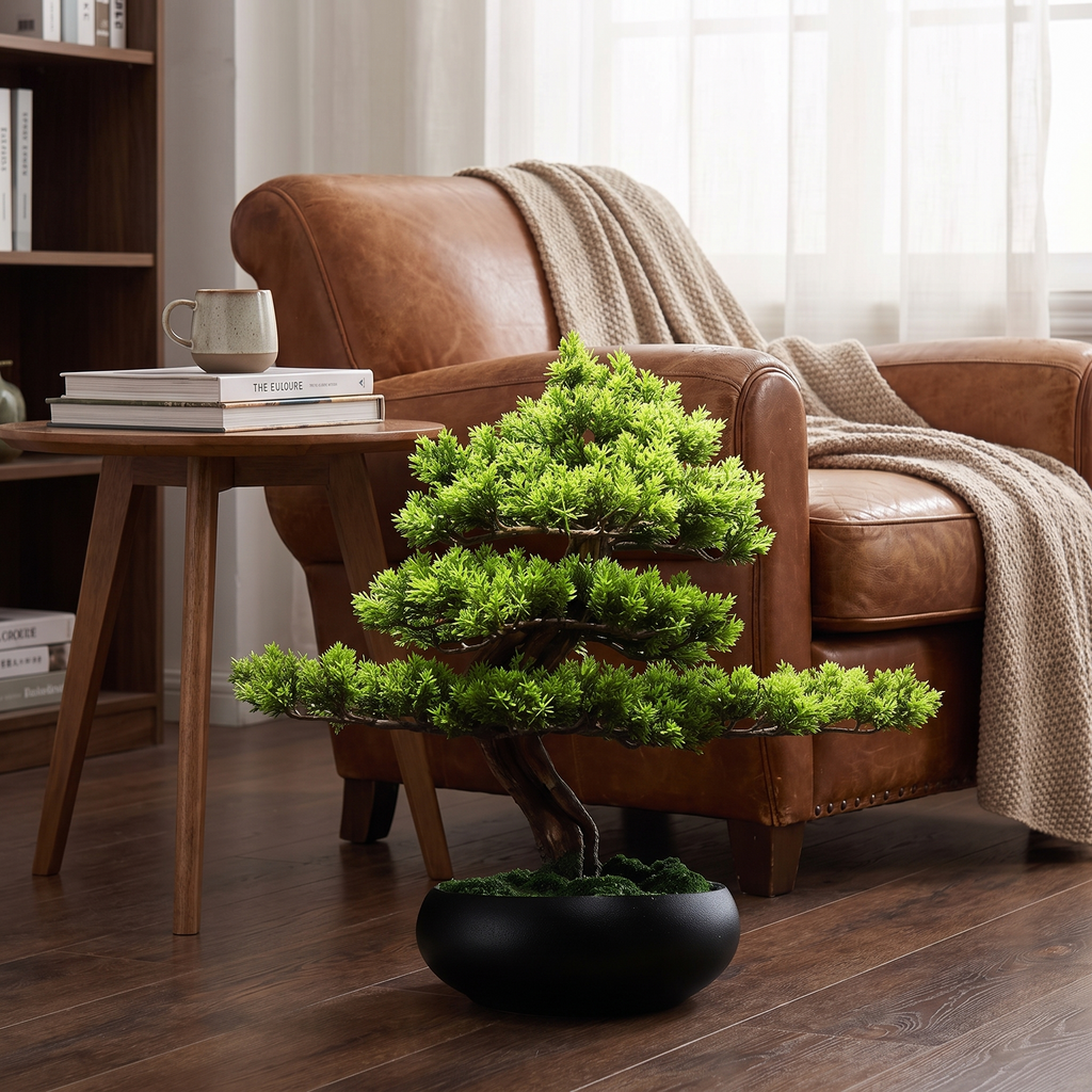 Artificial Lucky Welcome Pine Tree for Entrance Decor
