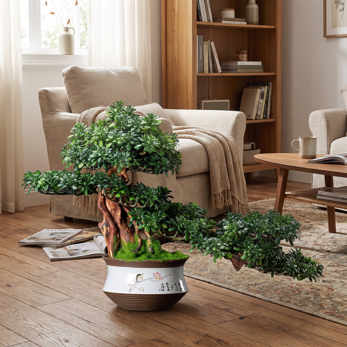Artificial Pine Bonsai Plant for Home Decor