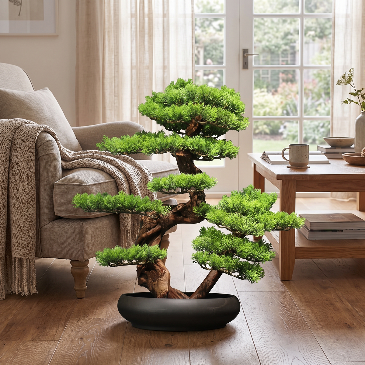 Artificial Pine Bonsai Tree for Home