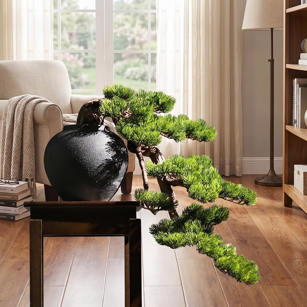 Artificial Cliff Pine Bonsai Fake Plant