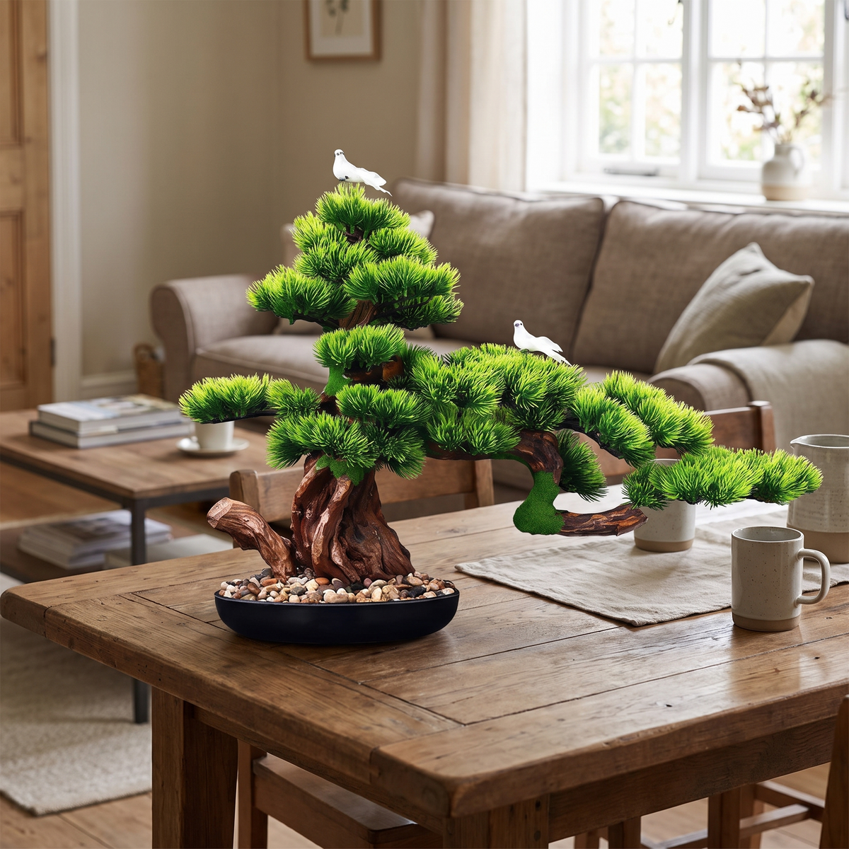 Artificial Bonsai Pine Tree 2.5 FT Tall