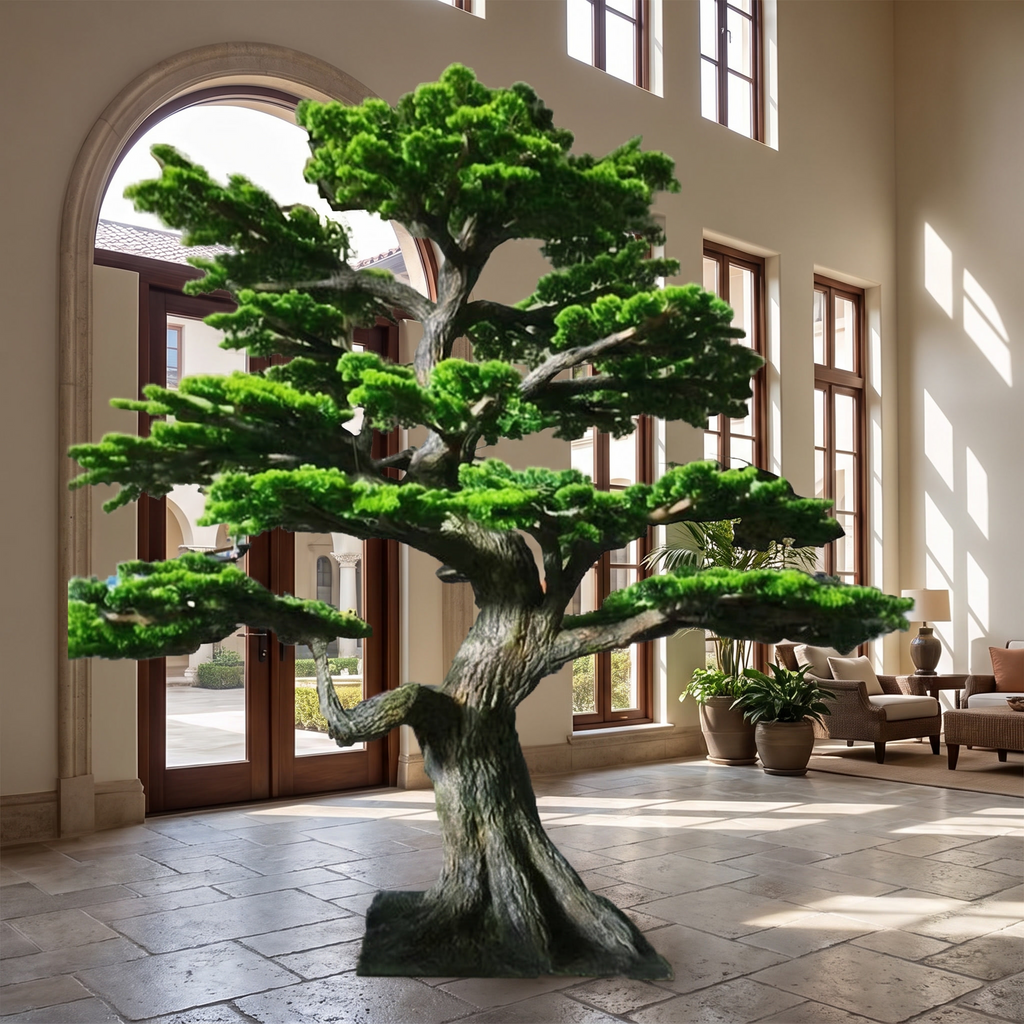 Artificial Bonsai Pine Tree 11.5ft Tall