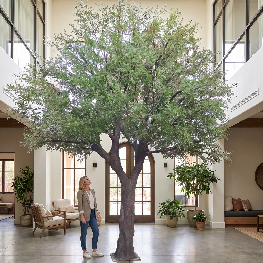 Decorative Faux Olive Tree for Outdoor Landscaping