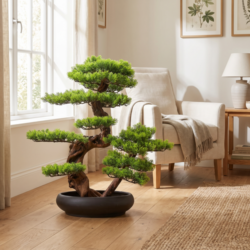 Artificial Pine Bonsai Tree for Living Room