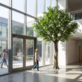 Tall Artificial Banyan Tree for Garden or Interior